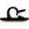 InLine 10er Pack Kabelmanager, mit Klebesockel, 2,8cm, schwarz