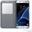 Samsung S-View Cover EF-CG935 für Galaxy S7 Edge silber