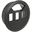 Delock Keystone Halterung 3 Port für Tischbau 60mm schwarz