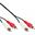 (€3,90*/1m) 1.00m InLine Audio Anschlusskabel 2xCinch Stecker