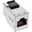 InLine Cat. 6a Kupplung Keystone RJ45 Buchse auf RJ45 Buchse Silber