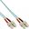 (€6,90*/1m) 1.00m InLine LWL Duplex Patchkabel 50/125 µm