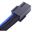 Silverstone 6-Pin-PCIe zu 6-Pin-PCIe Kabel 250mm - schwarz/blau