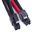 Silverstone EPS 8-Pin zu EPS/ATX 4+4-Pin Kabel, 300mm - schwarz/rot