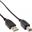 (&euro;7,80*/1m) 0.50m InLine USB2.0 Anschlusskabel USB A Stecker auf