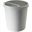 helit Papierkorb, 18 Liter, PE, rund, lichtgrau