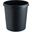 helit Papierkorb, 18 Liter, PE, rund, schwarz