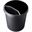 helit Papierkorb, 18 Liter, PE, rund, schwarz