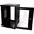 LogiLink 10" Wandverteiler SoHo, montiert, 8 HE, schwarz