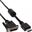(&euro;13,80*/1m) 0.50m InLine HDMI Adapterkabel HDMI-Stecker auf DVI
