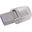 128 GB Kingston DataTraveler microDuo silber USB 3.1 und Typ-C