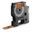 Dymo D1 Vinyl-Schriftband HP schwarz/orange 12 mm x 3 m