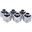 Alphacool Eiszapfen 19/13mm Anschraubt&uuml;lle G1/4 - Chrome Sixpack