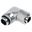 Alphacool HF 13/10 Anschraubt&uuml;lle 90&deg; drehbar G1/4 - Chrome