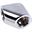 Alphacool Eiszapfen L-Verbinder G1/4 IG auf G1/4 IG - Chrome
