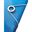Leitz Projektmappe WOW, A4, PP, 6 F&auml;cher, blau-metallic