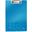 Leitz Klemmbrett-Mappe WOW, DIN A4, Polyfoam, blau-metallic