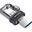32 GB SanDisk Ultra Dual Drive M3.0 grau USB 3.0 und microUSB