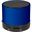 LogiLink Bluetooth Lautsprecher mit MP3-Player, blau