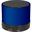 LogiLink Bluetooth Lautsprecher mit MP3-Player, blau