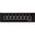 LogiLink Desktop Patch Panel Cat. 6A, 8-Ports, schwarz