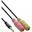 (&euro;2,45*/1m) 2.00m InLine Audio Adapterkabel 3.5mm Klinke Stecker