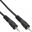 (&euro;3,90*/1m) 1.00m InLine Audio Anschlusskabel Standard 2.5mm