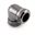 XSPC Adapter 2x 14mm Hard-Tube - 90 Grad Winkel, chromschwarz