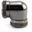 XSPC Adapter 2x 14mm Hard-Tube - 90 Grad Winkel, chromschwarz