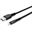 Lindy USB an Lightning Kabel, schwarz 0.5m