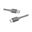 Nevox USB Type C zu USB 3.0 Datenkabel, Nylon geflochten, 2 m