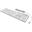 KeySonic KSK-8022BT Bluetooth Deutsch Aluminium (kabellos)