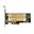 Delock PCIe-Card x4 > M2 KeyB + NVMe M.2 KeyM LowProfile