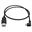 0.50m Startech Micro USB Lade- und Sync-Kabel St/St - Links gewinkelt