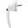 Olympia Fenstergriff mit Schloss FGS 100, weiss