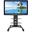 Techly TV LED/LCD Wagen f. LCD LED TV 37"-70" mit 2 Ablagen