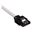 Corsair Premium Sleeved SATA-Kabel 60cm, weiss