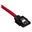 Corsair Premium Sleeved SATA-Kabel 60cm, rot