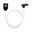 Corsair Premium Sleeved SATA-Kabel gewinkelt 30cm, weiss
