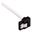 Corsair Premium Sleeved SATA-Kabel gewinkelt 30cm, weiss