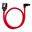 Corsair Premium Sleeved SATA-Kabel gewinkelt 30cm, rot