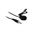 Delock Krawatten Lavalier Mikrofon Omnidirektional mit Clip 3,5 mm