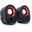 Equip Stereo 2.0 Lautsprecher f. Notebook u. PC, schwarz/rot