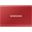 1TB Samsung Portable SSD USB-C 3.1 T7 rot metallic