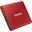 1TB Samsung Portable SSD USB-C 3.1 T7 rot metallic