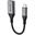 0.15m Alogic Adapter Ultra USB 3.1 to USB-A grau