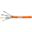(&euro;0,96*/1m) 100.00m LogiLink Cat. 7 Verlegekabel S/FTP Orange