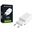 Conceptronic Ladegerät 2Port 12W USB PD USB C > A weiss
