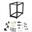 Startech 18U OPEN FRAME RACK - 4 POST