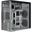 Inter-Tech IT-6505 Reto Mini Tower ohne Netzteil schwarz